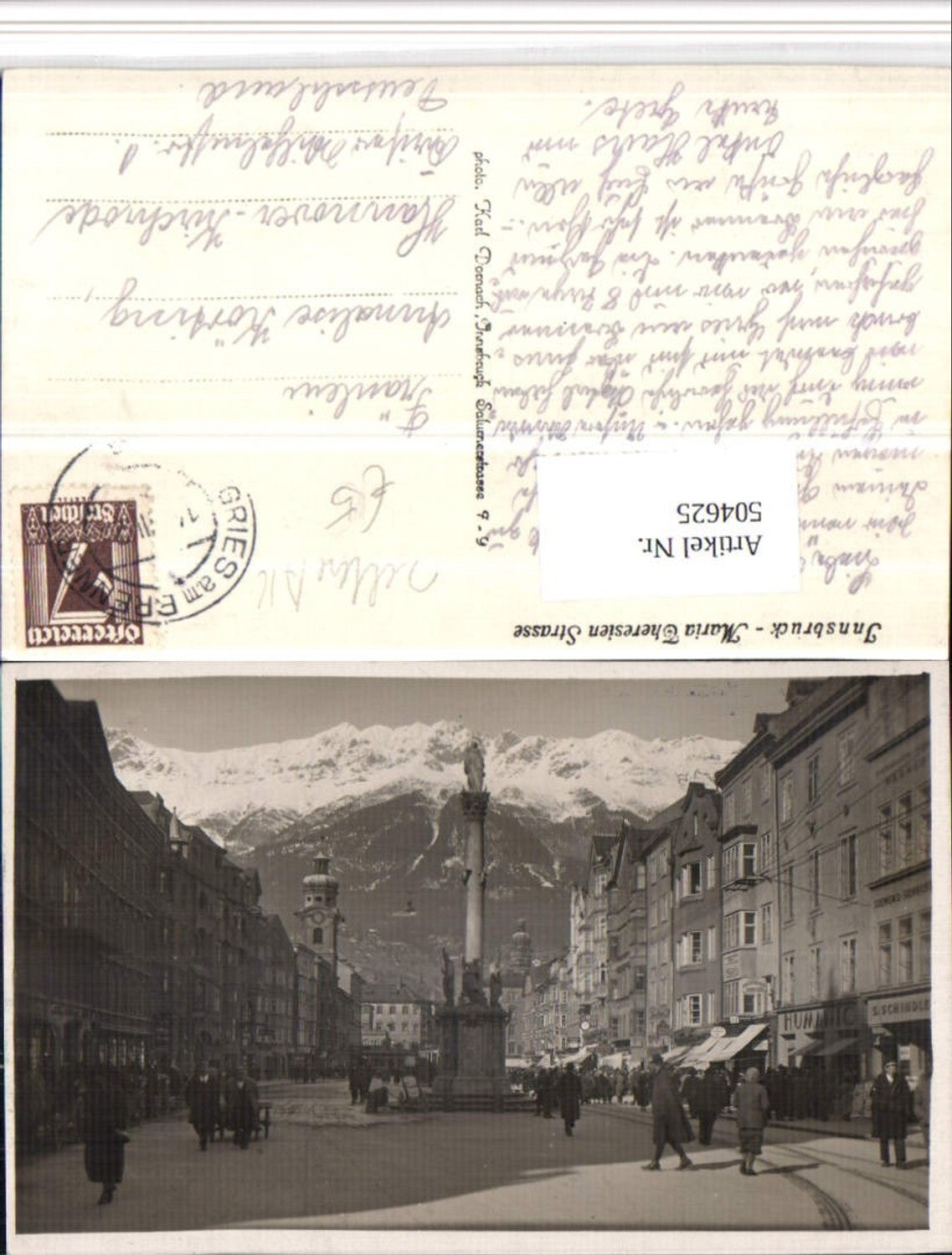 Alte Ansichtskarte – Old Postcard