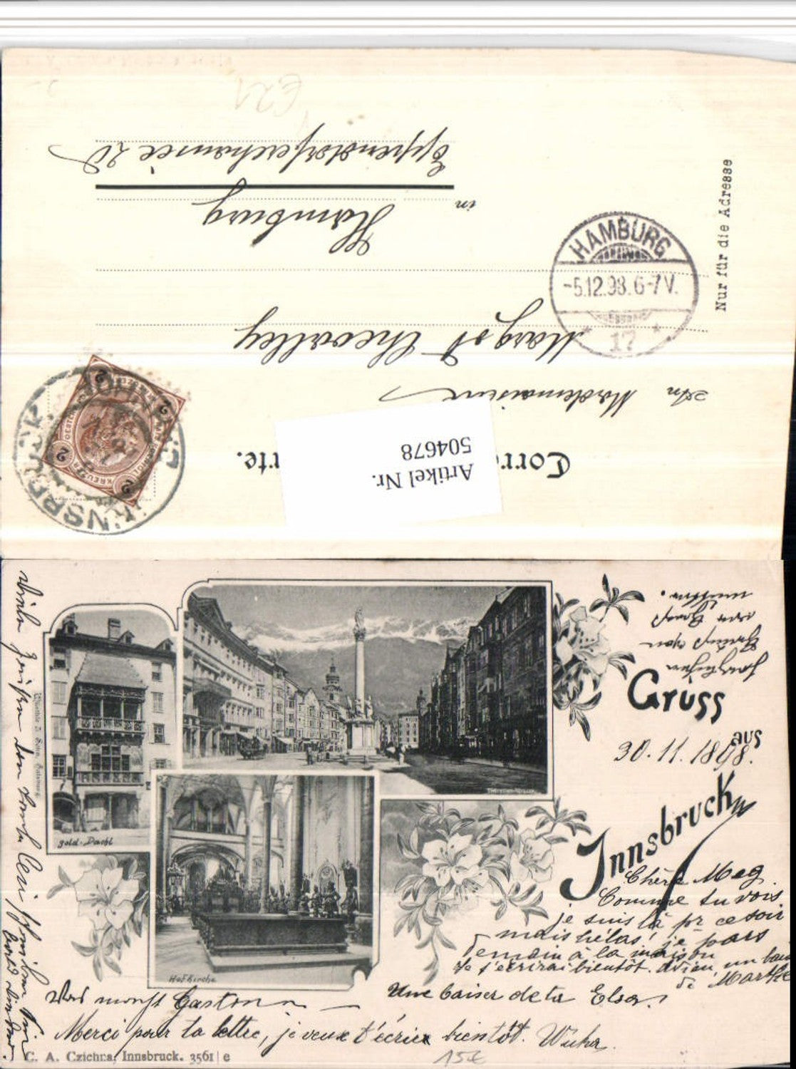 Alte Ansichtskarte – Old Postcard