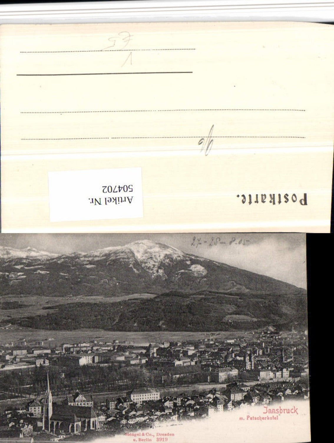 Alte Ansichtskarte – Old Postcard