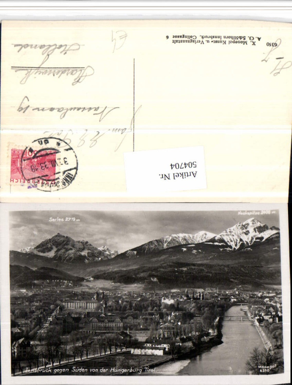 Alte Ansichtskarte – Old Postcard