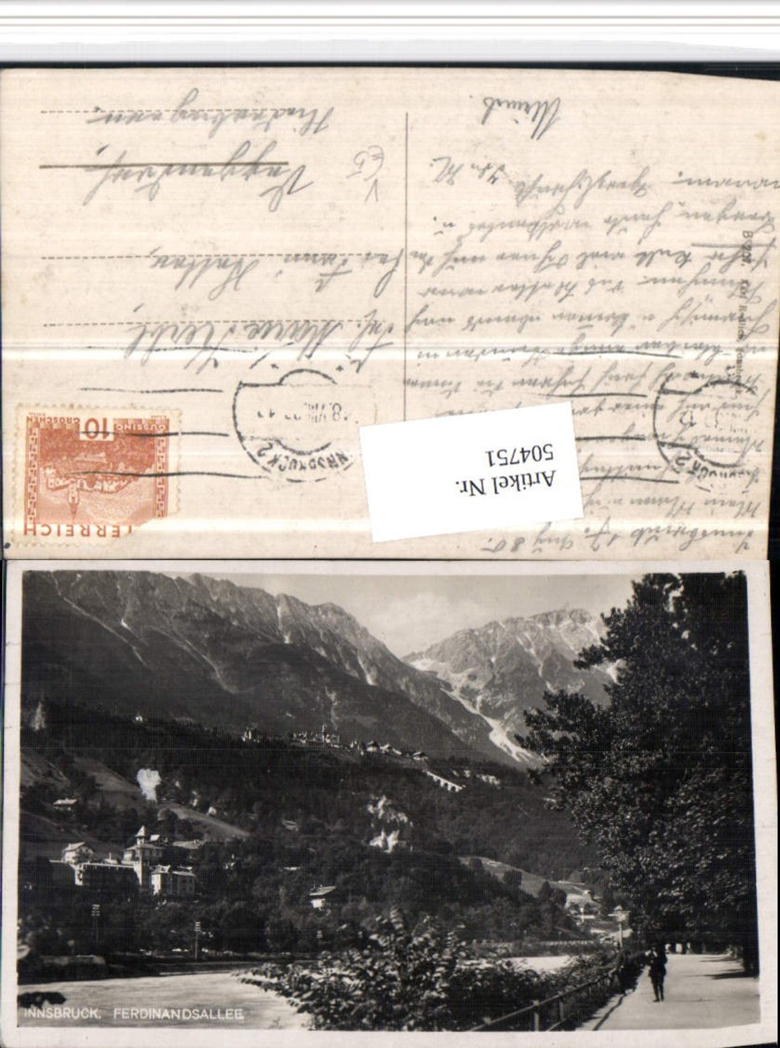 Alte Ansichtskarte – Old Postcard