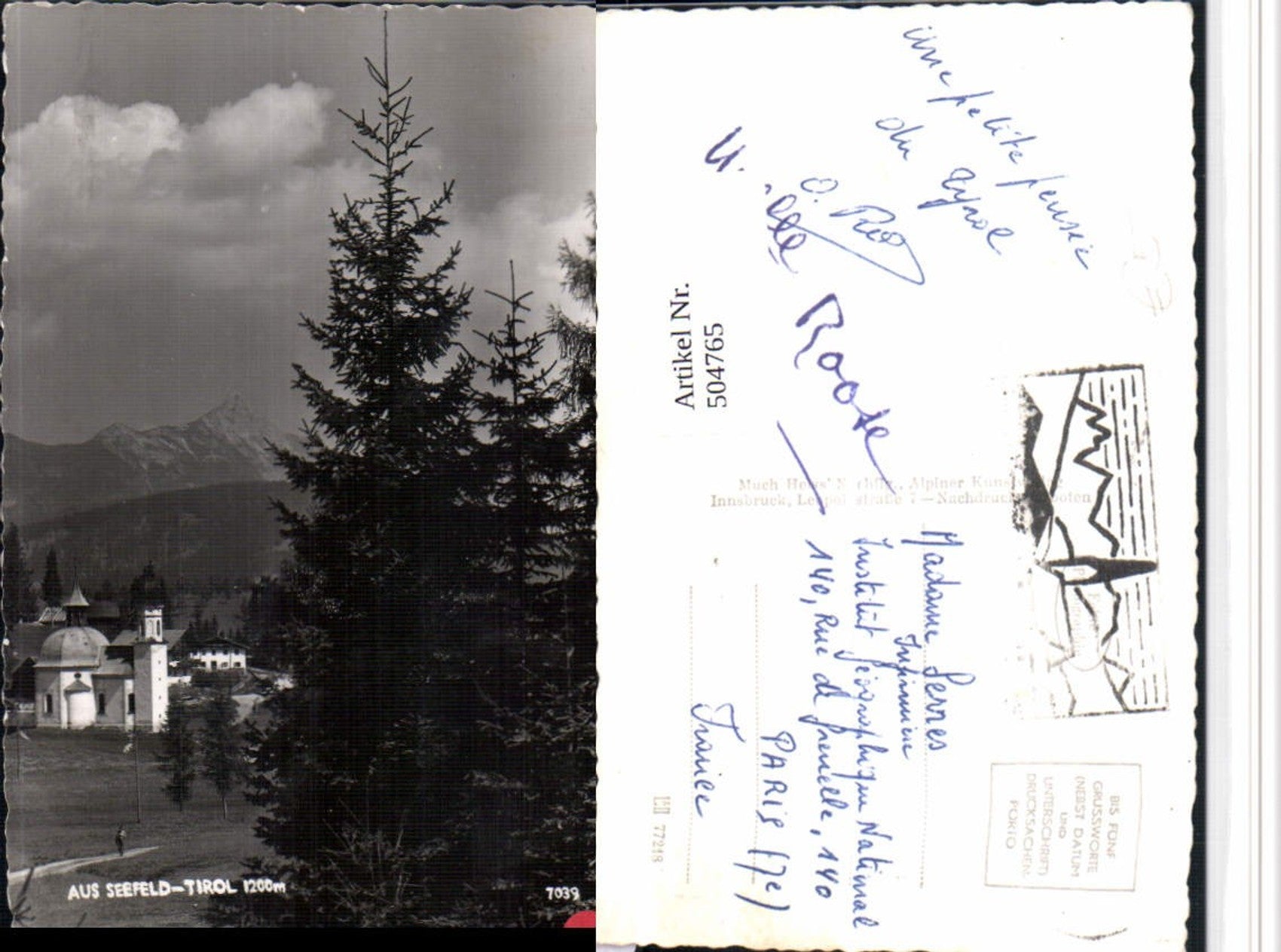 Alte Ansichtskarte – Old Postcard