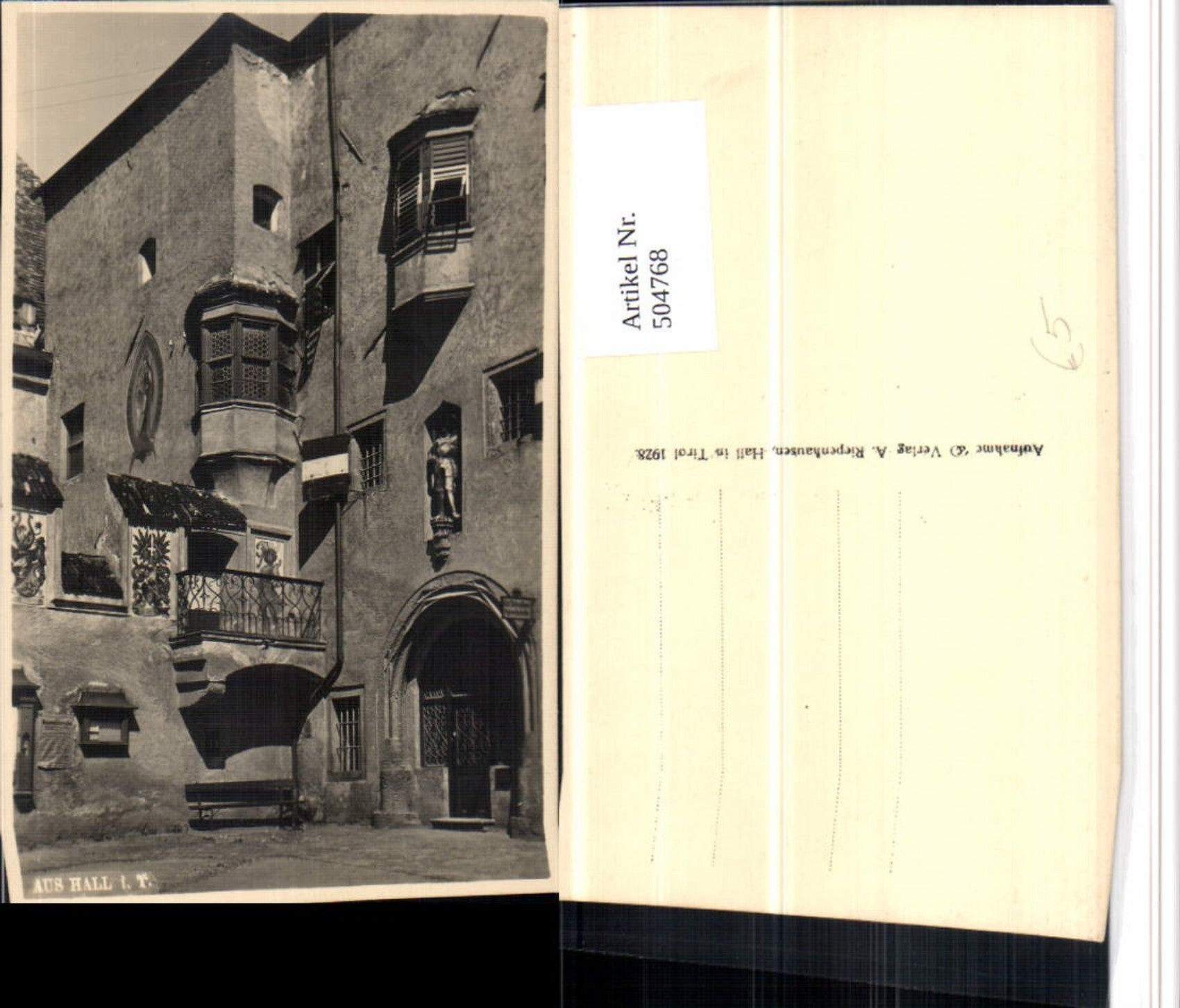 Alte Ansichtskarte – Old Postcard