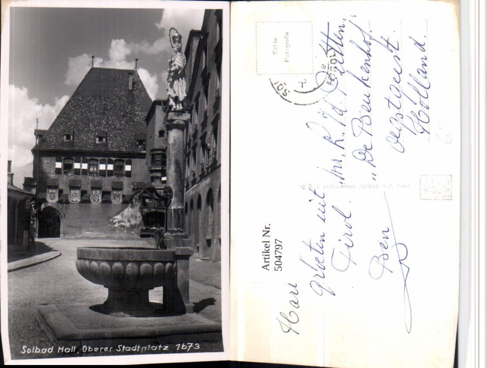 Alte Ansichtskarte – Old Postcard