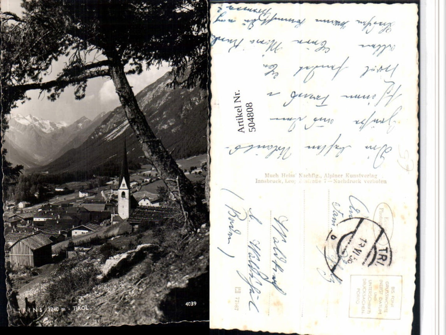 Alte Ansichtskarte – Old Postcard