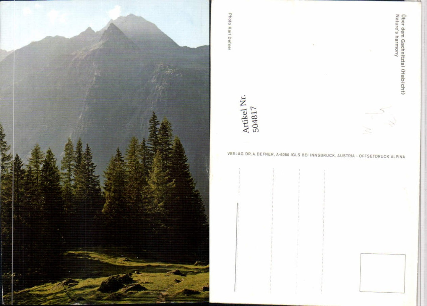 Alte Ansichtskarte – Old Postcard