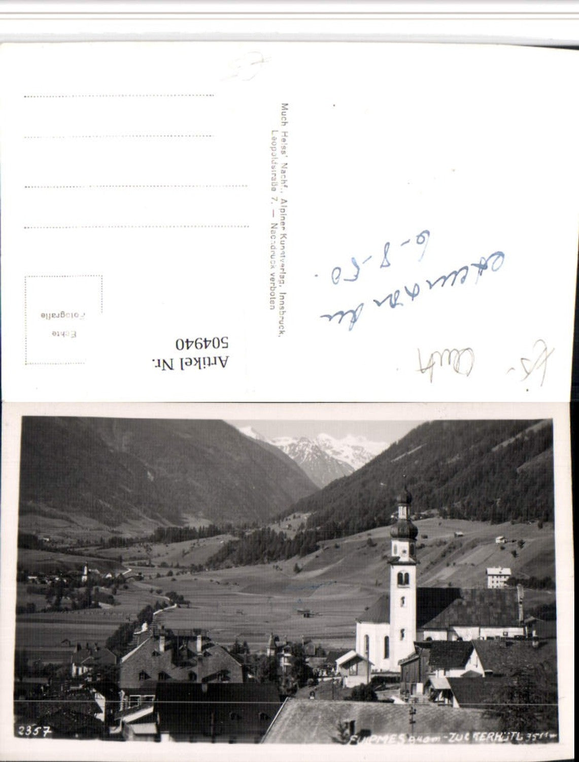 Alte Ansichtskarte – Old Postcard