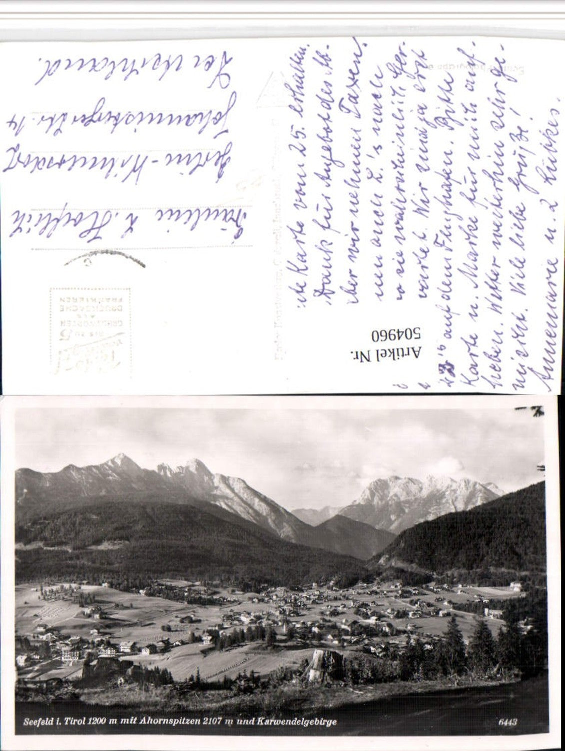 Alte Ansichtskarte – Old Postcard