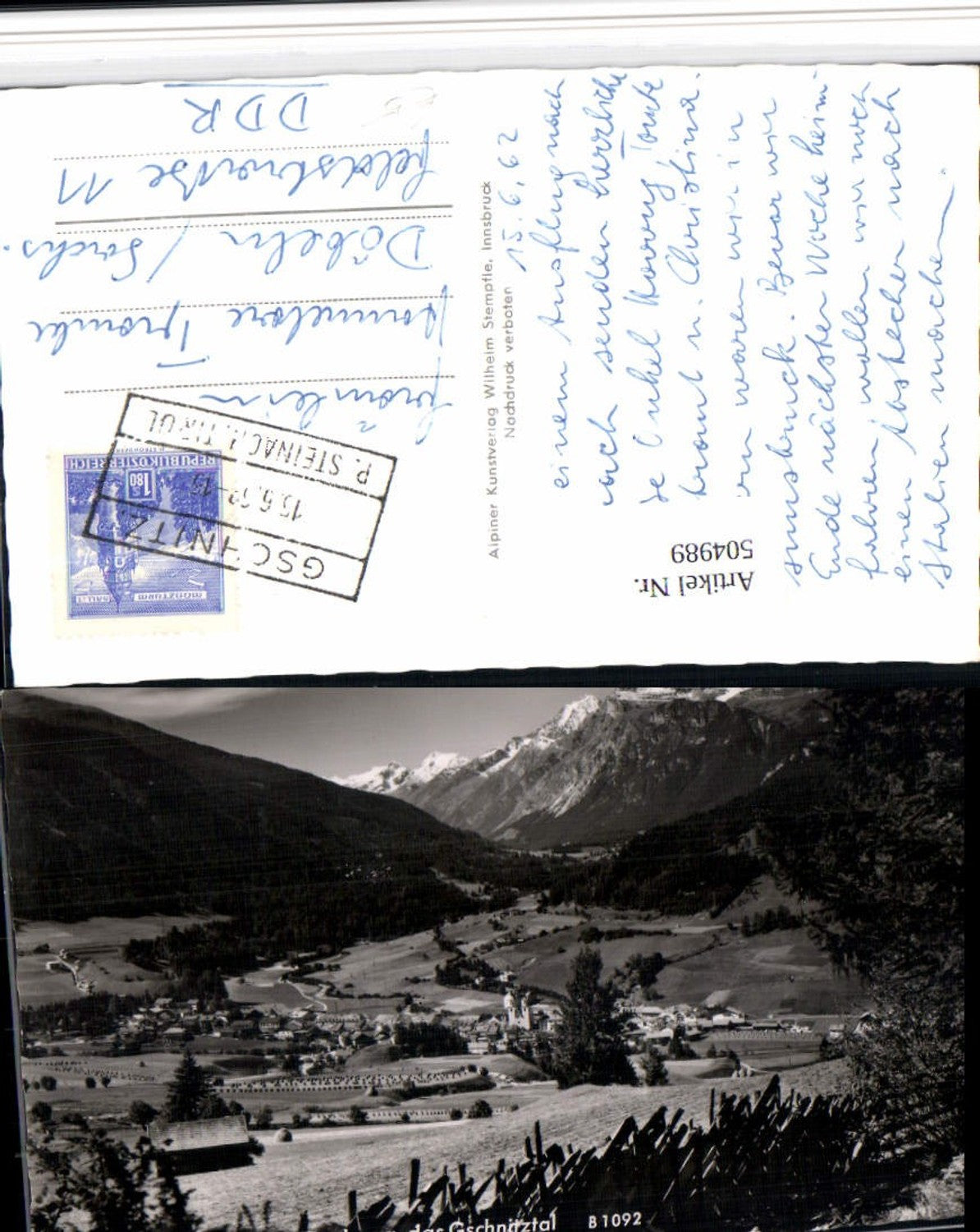 Alte Ansichtskarte – Old Postcard