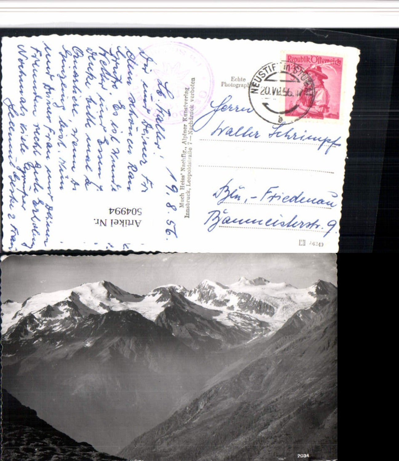 Alte Ansichtskarte – Old Postcard