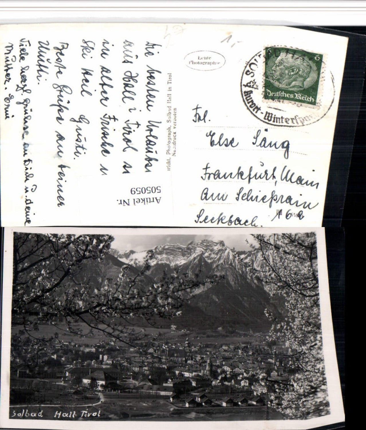 Alte Ansichtskarte – Old Postcard