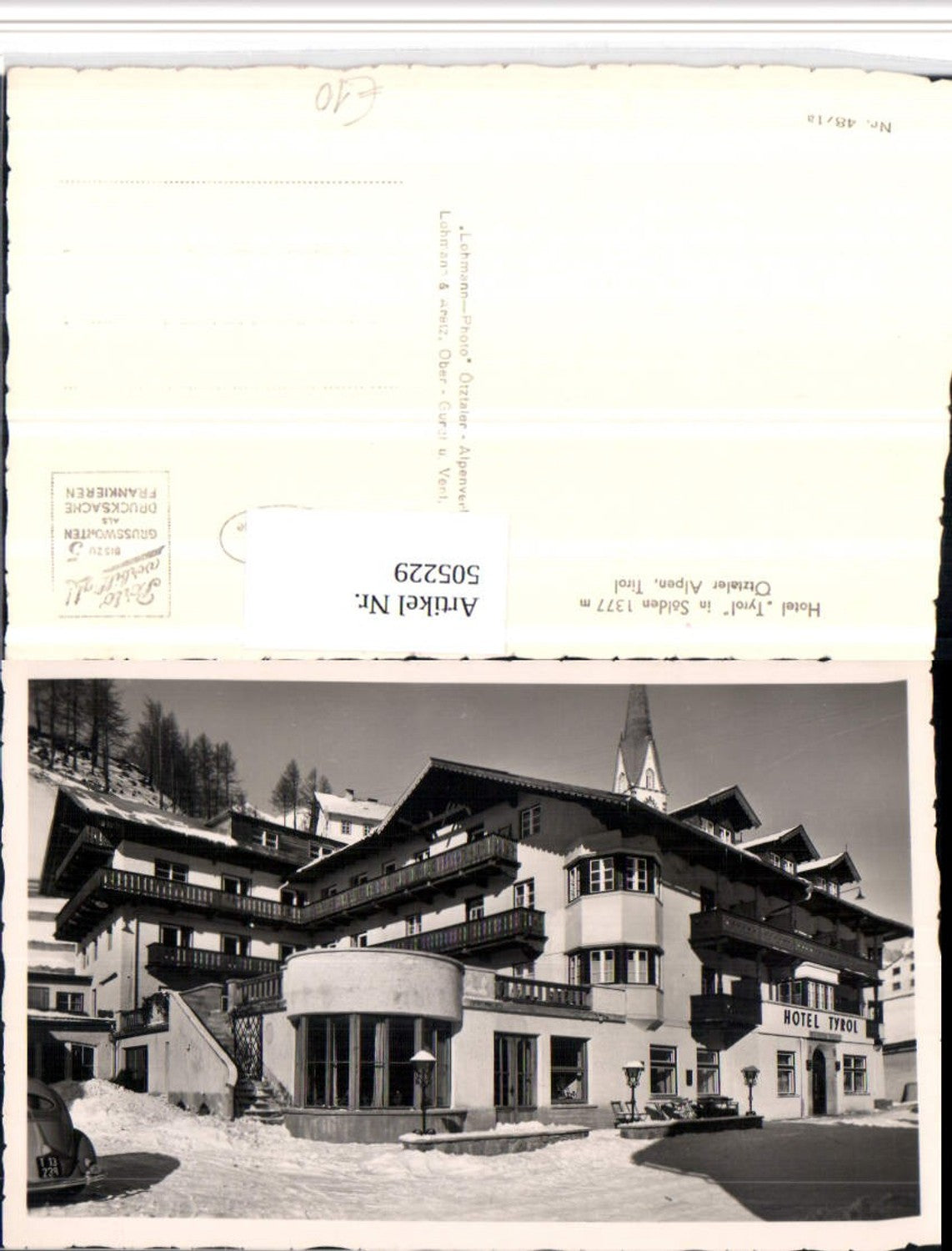Alte Ansichtskarte – Old Postcard