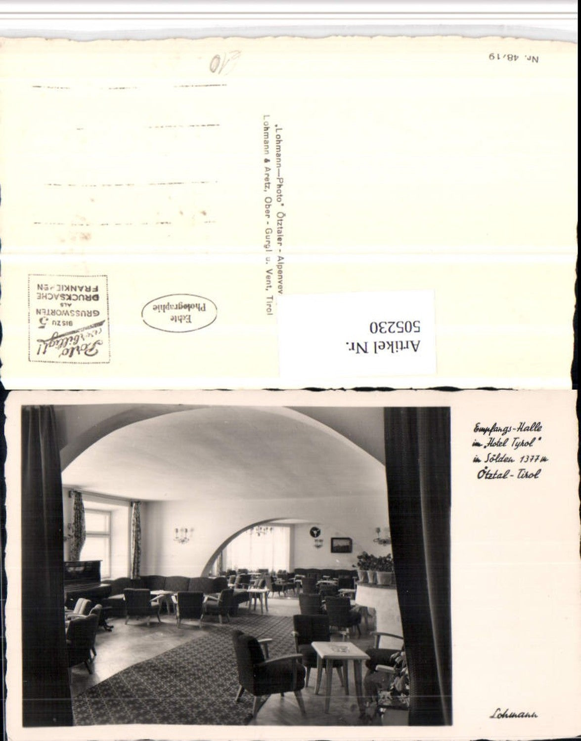 Alte Ansichtskarte – Old Postcard
