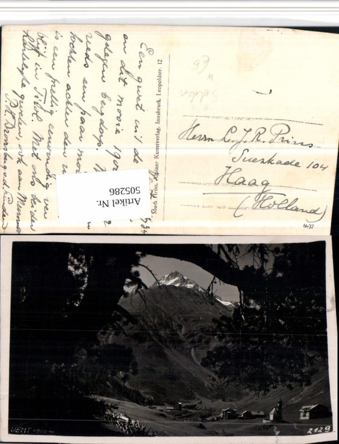 Alte Ansichtskarte – Old Postcard