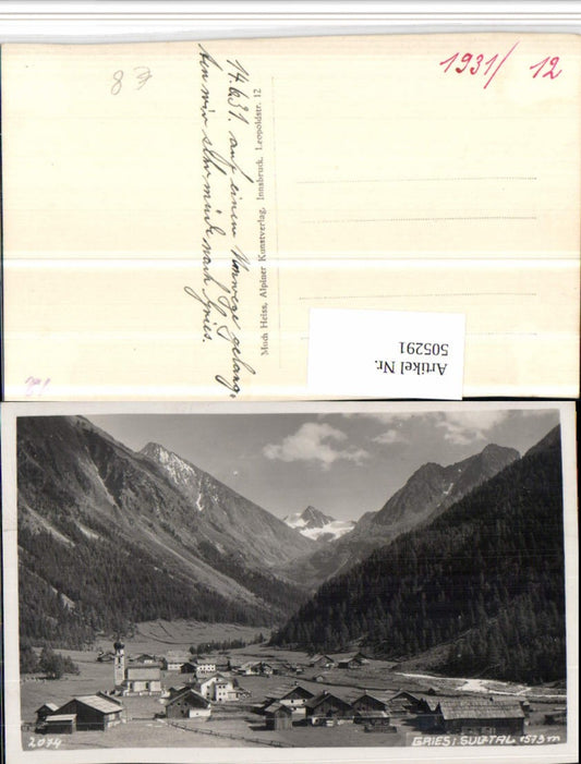 Alte Ansichtskarte – Old Postcard