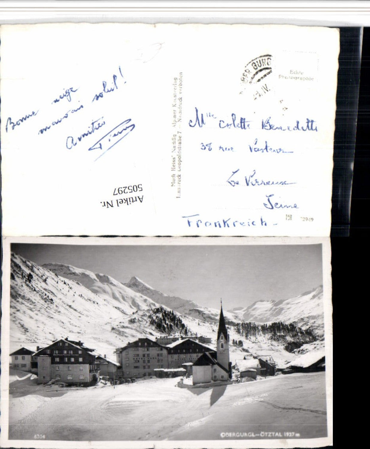 Alte Ansichtskarte – Old Postcard