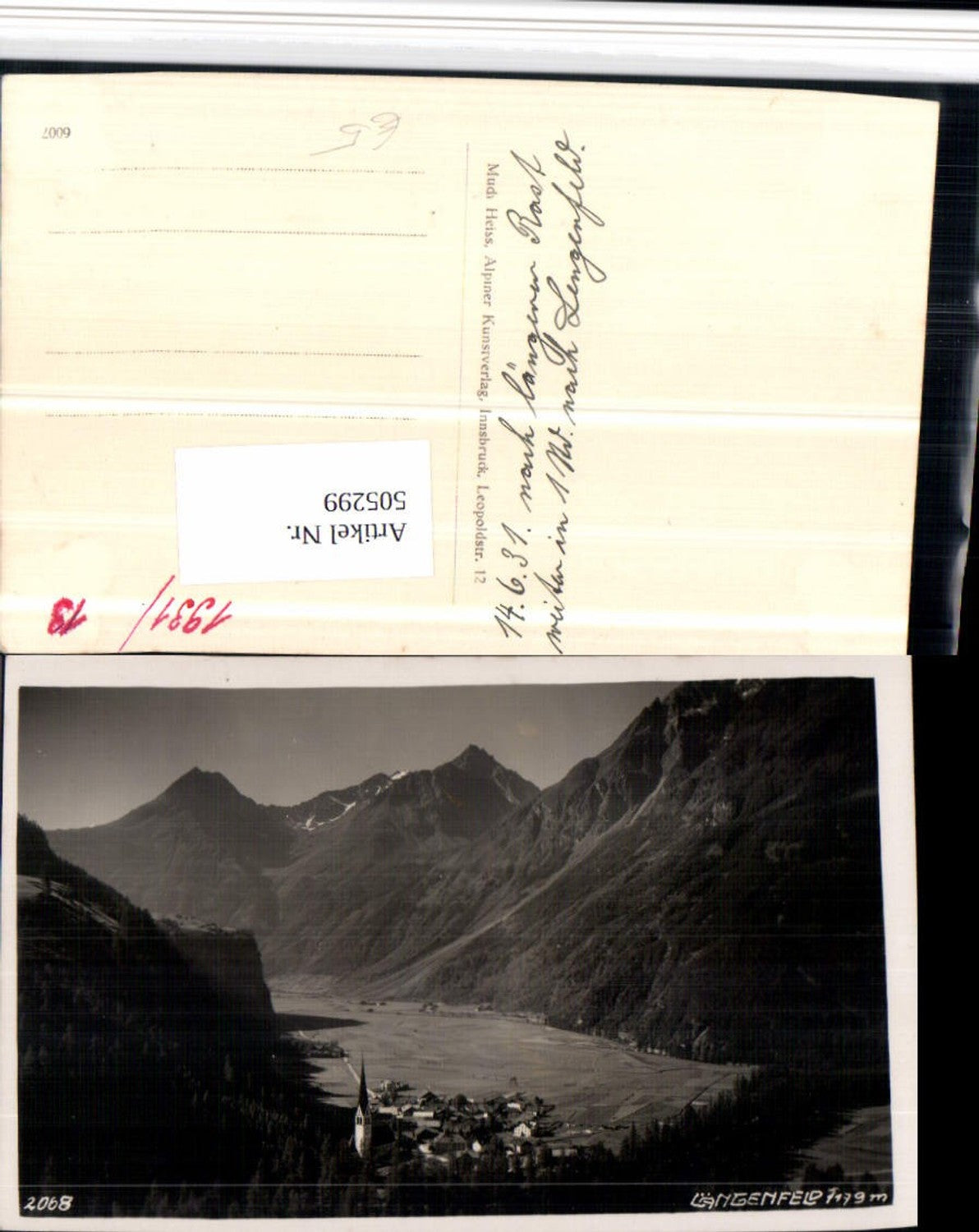 Alte Ansichtskarte – Old Postcard