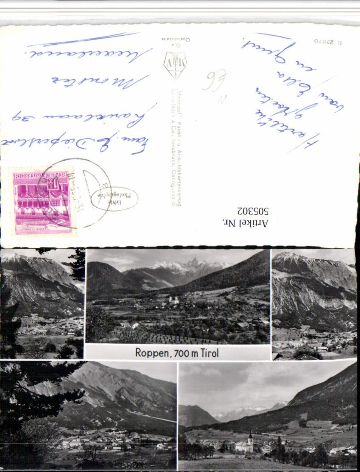 Alte Ansichtskarte – Old Postcard