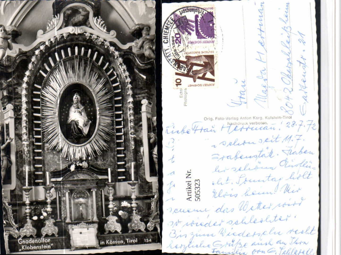 Alte Ansichtskarte – Old Postcard