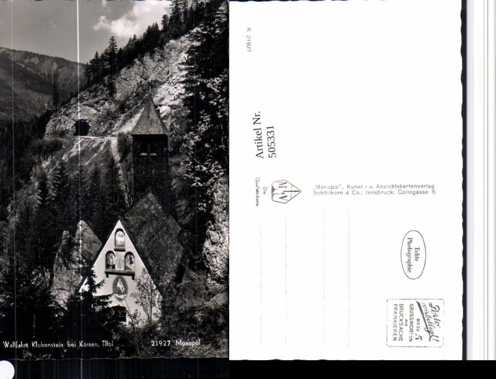 Alte Ansichtskarte – Old Postcard