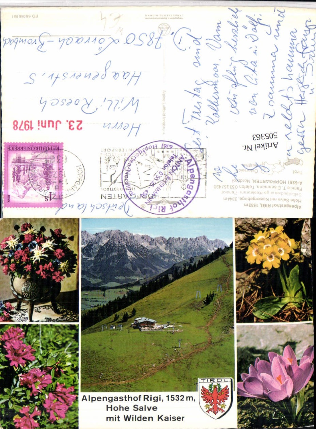 Alte Ansichtskarte – Old Postcard