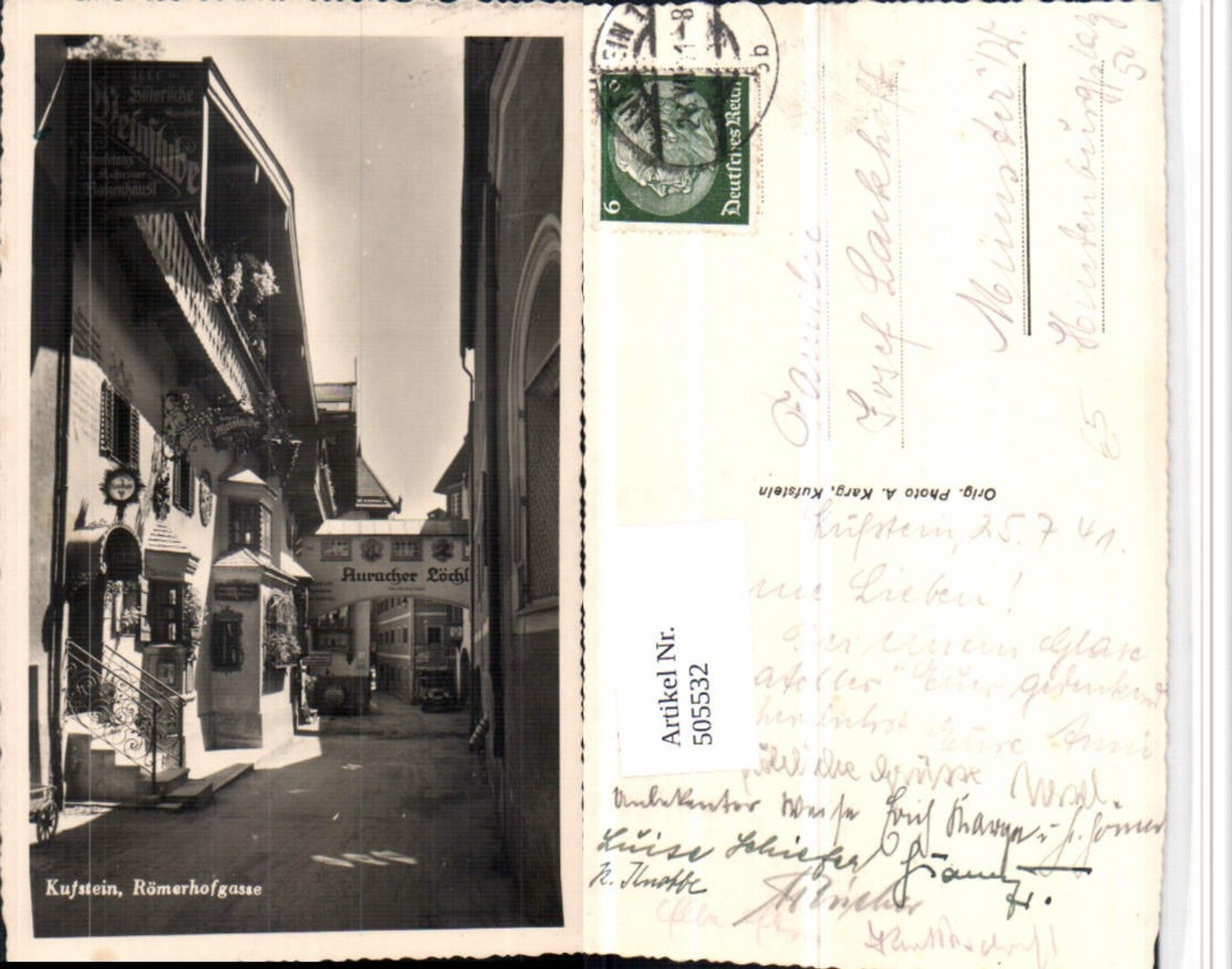 Alte Ansichtskarte – Old Postcard