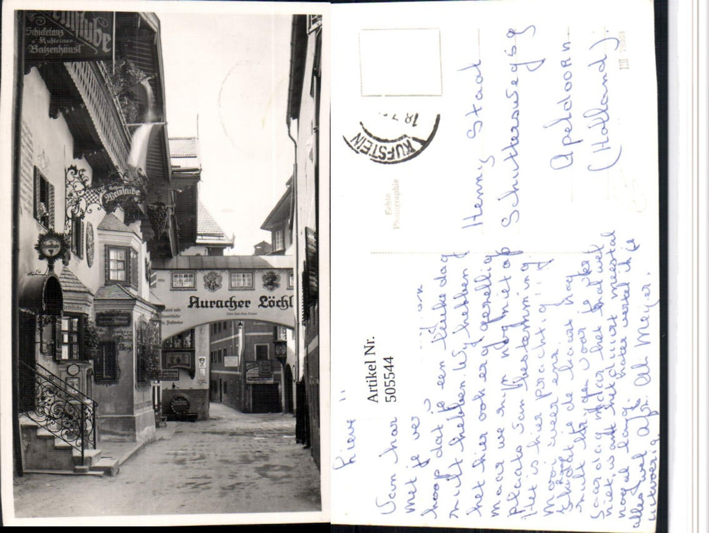 Alte Ansichtskarte – Old Postcard