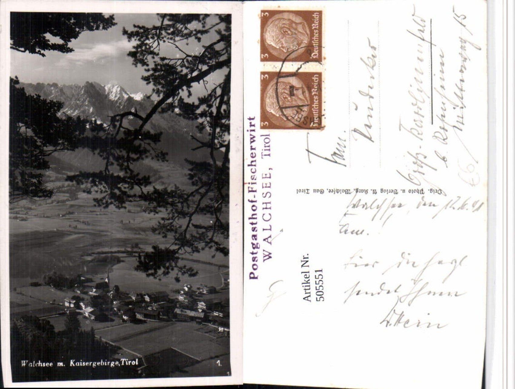 Alte Ansichtskarte – Old Postcard