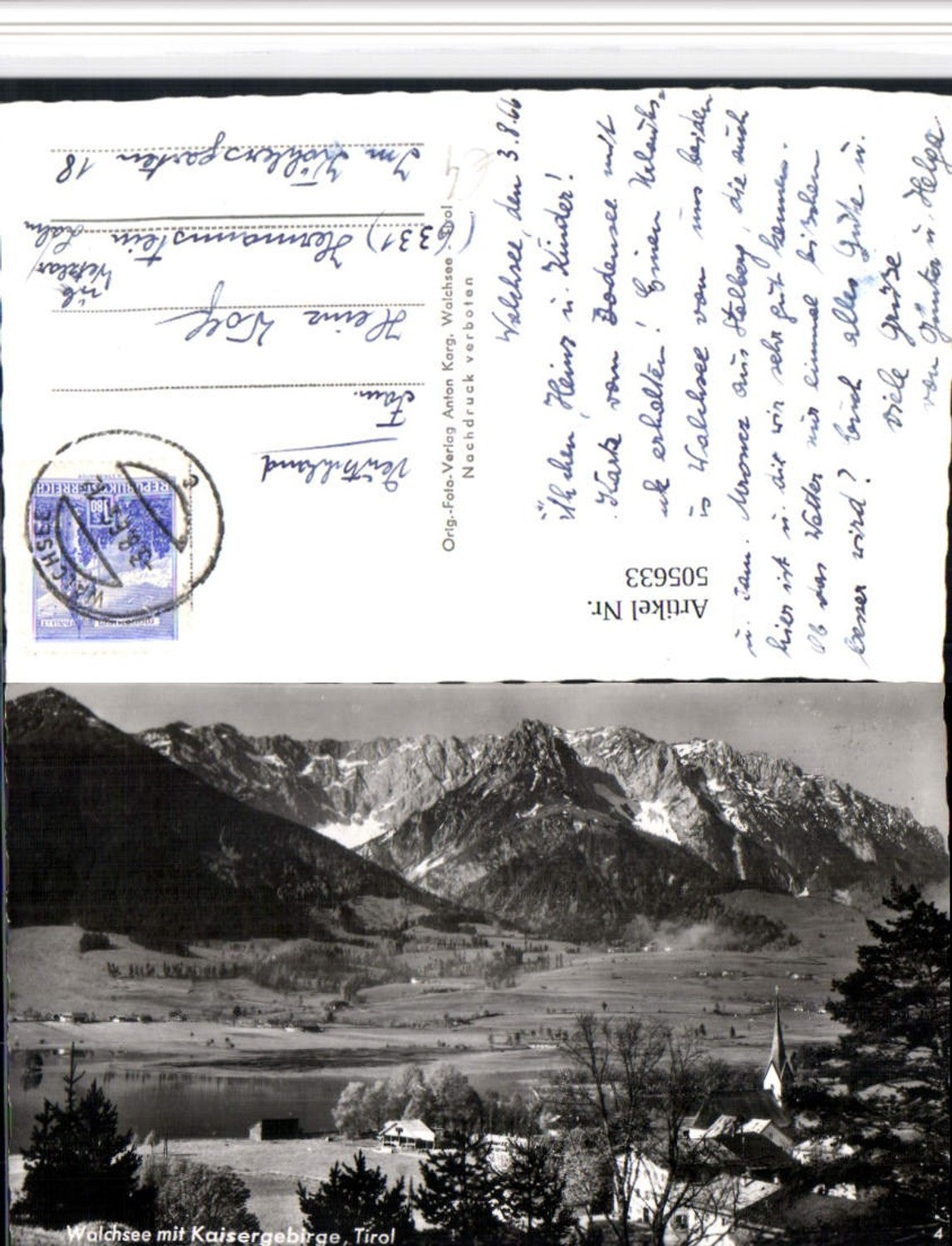 Alte Ansichtskarte – Old Postcard