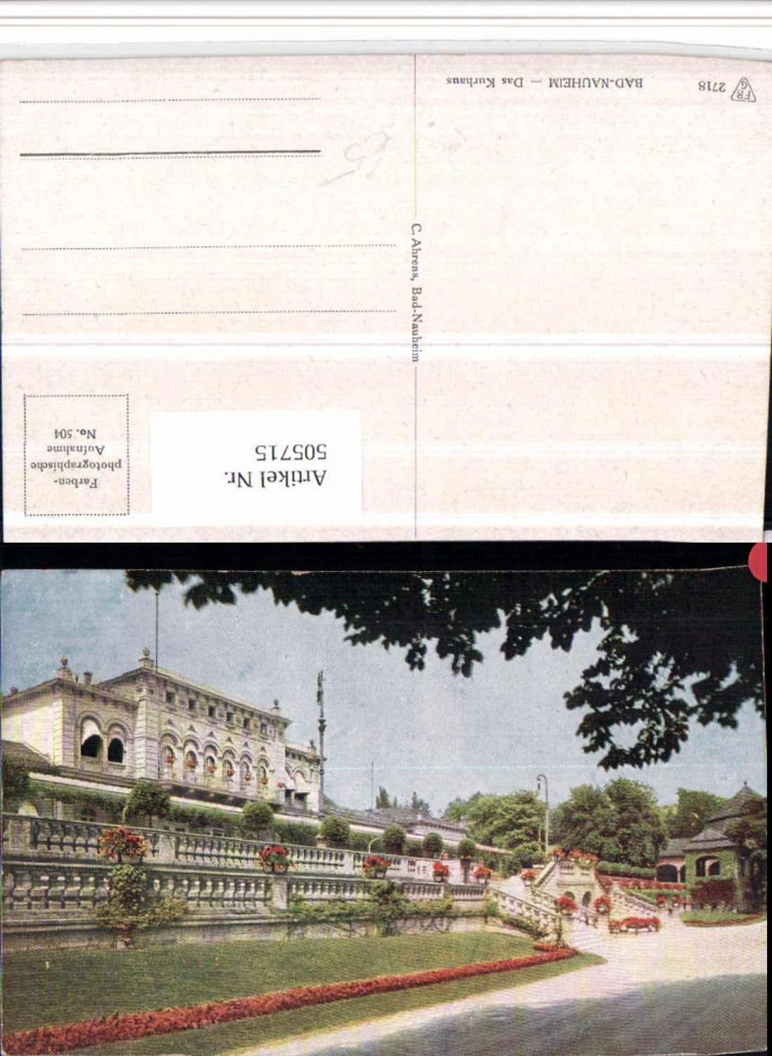 Alte Ansichtskarte – Old Postcard