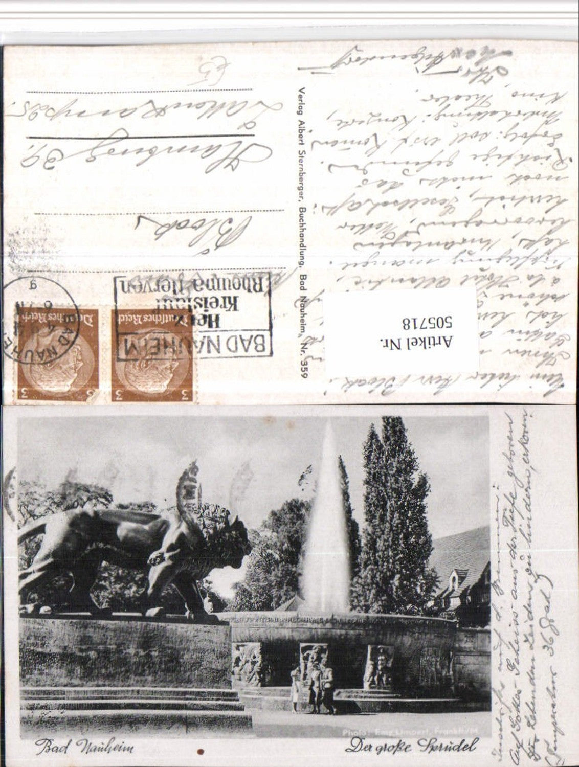 Alte Ansichtskarte – Old Postcard