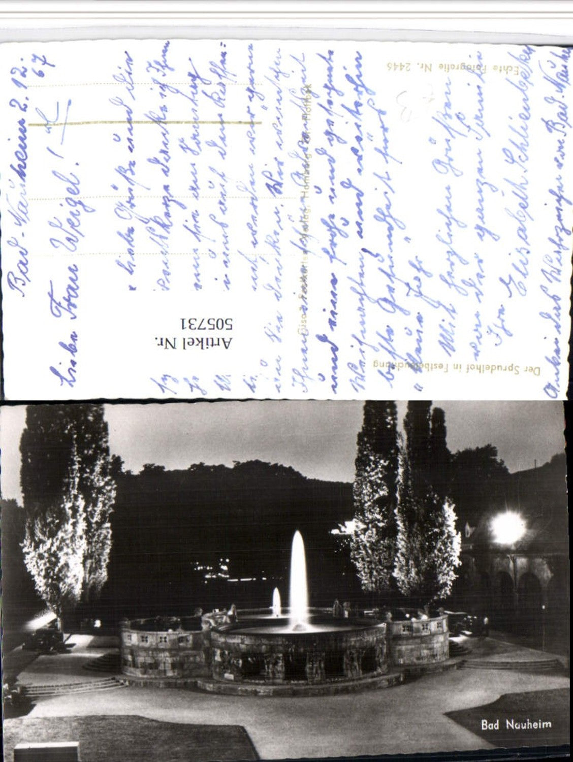 Alte Ansichtskarte – Old Postcard