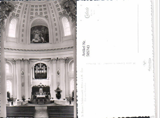 505743,St. Blasien im Schwarzwald Dom Kirche Innenansicht Altar