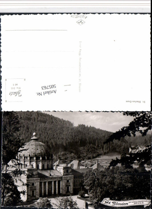 505763, St. Blasien in the Black Forest, Cathedral Church