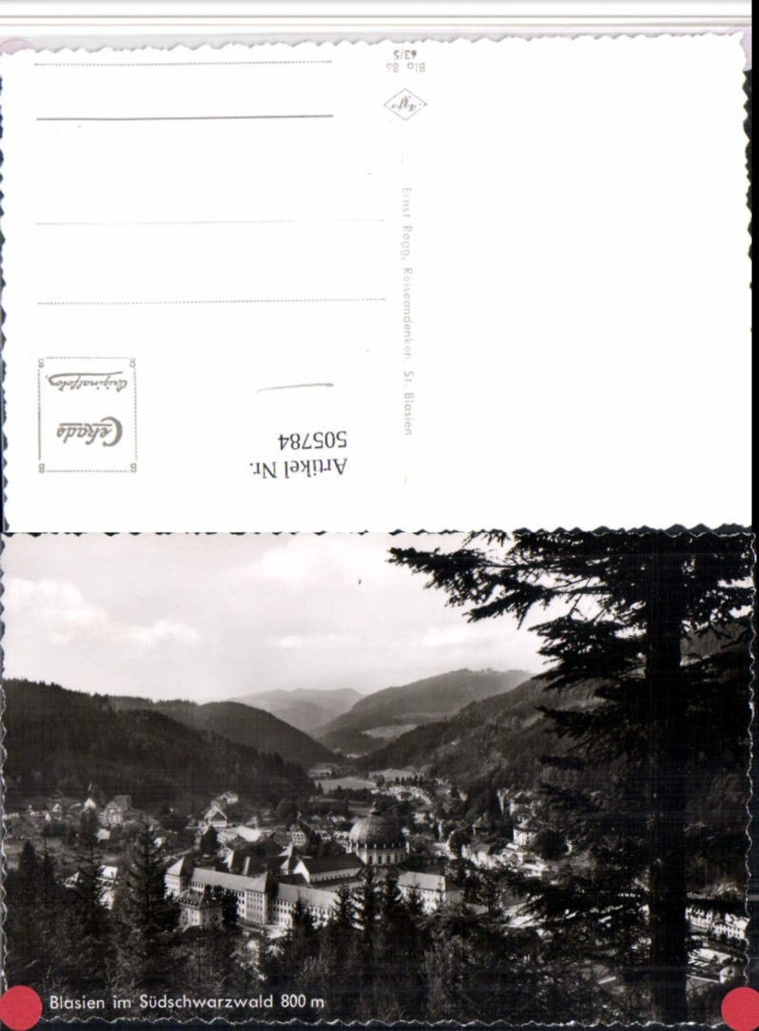 505784,St. Blasien im Schwarzwald Totale