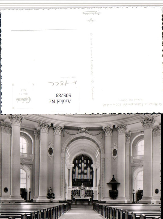 505789, St. Blasien in the Black Forest, Cathedral Church Interior View