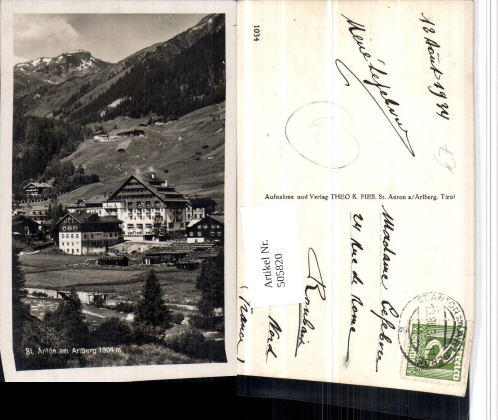 Alte Ansichtskarte – Old Postcard