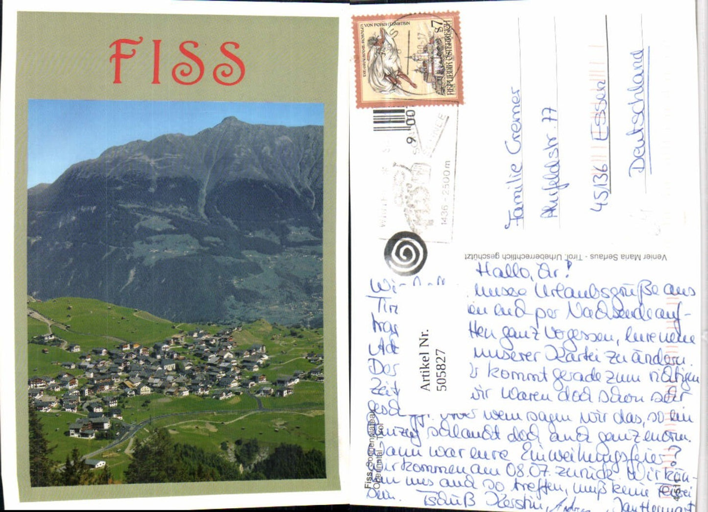 Alte Ansichtskarte – Old Postcard