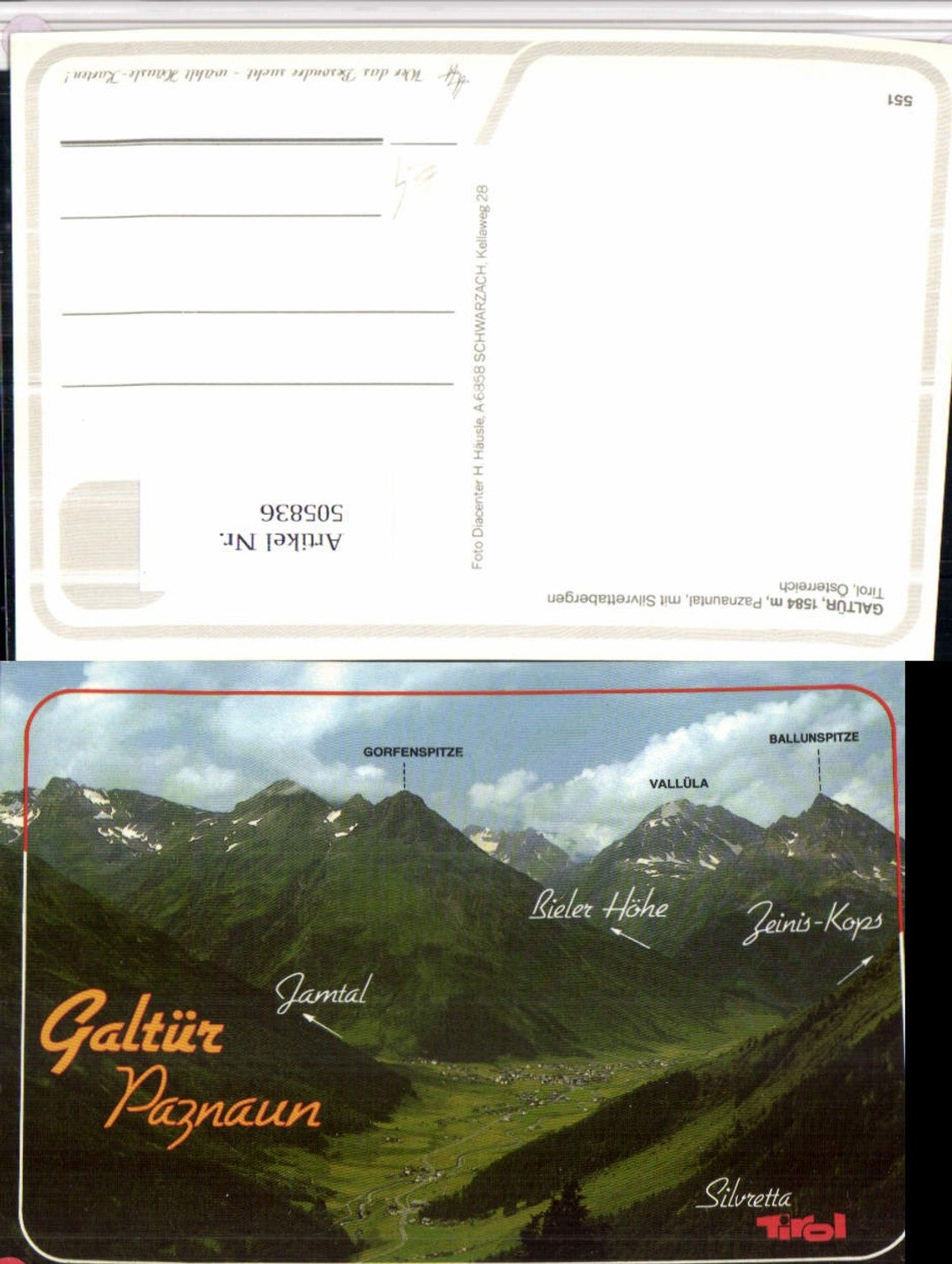 Alte Ansichtskarte – Old Postcard