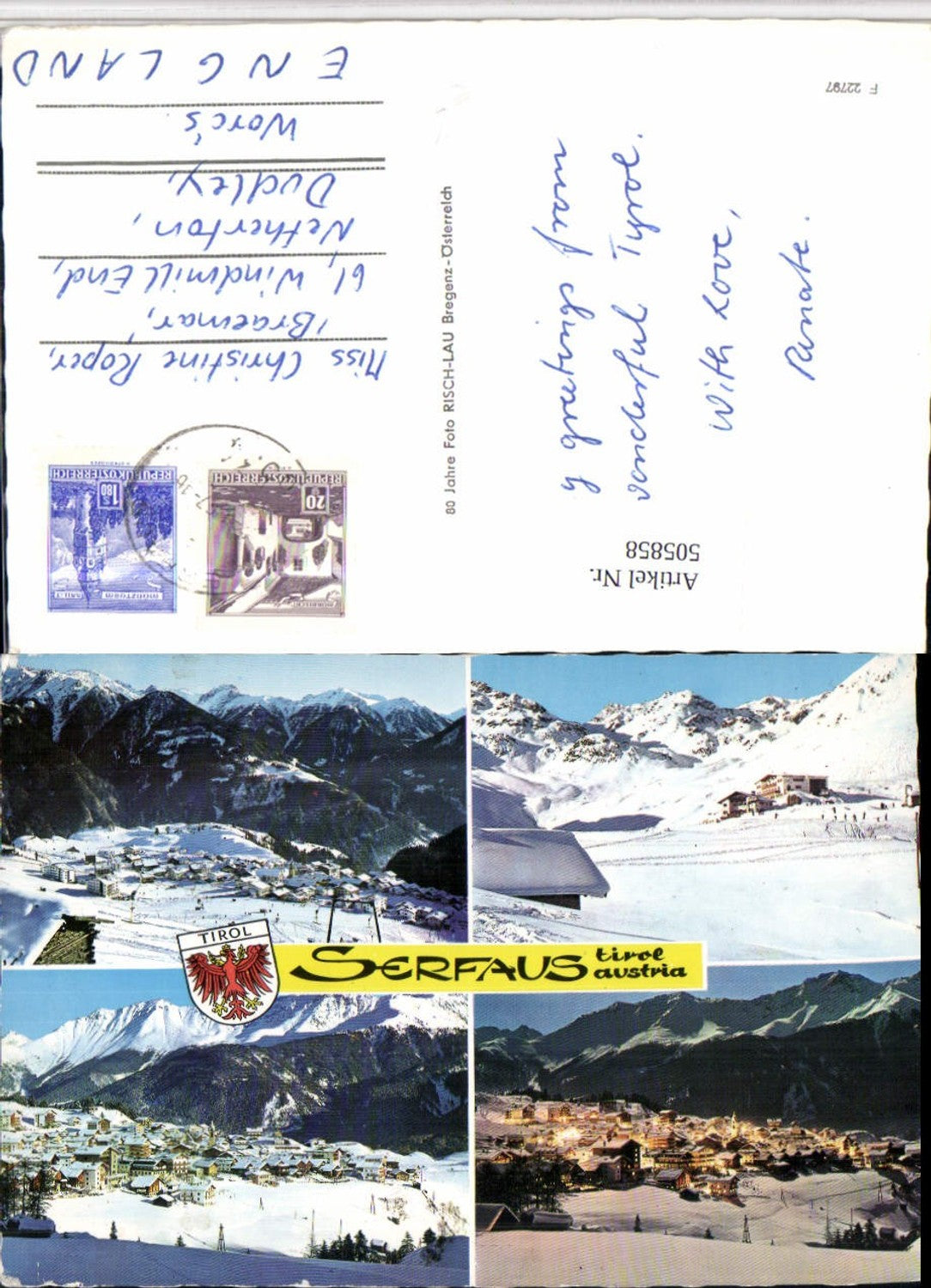 Alte Ansichtskarte – Old Postcard