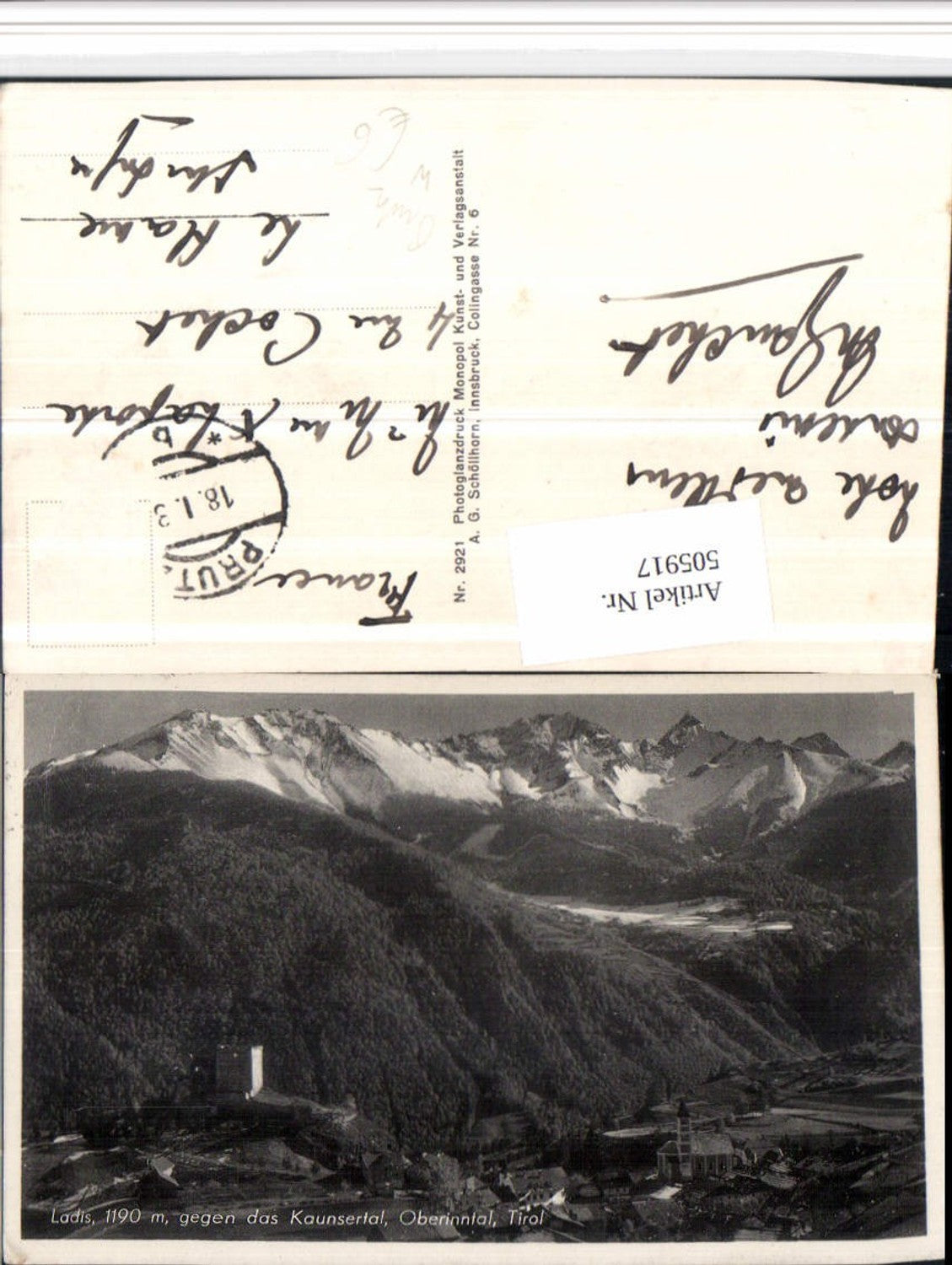 Alte Ansichtskarte – Old Postcard