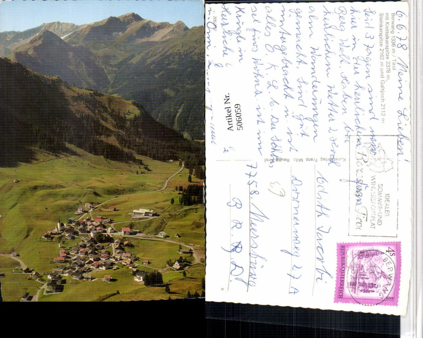 Alte Ansichtskarte – Old Postcard