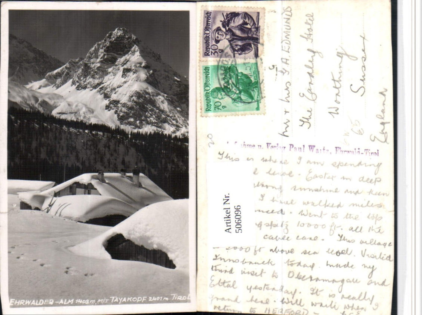 Alte Ansichtskarte – Old Postcard