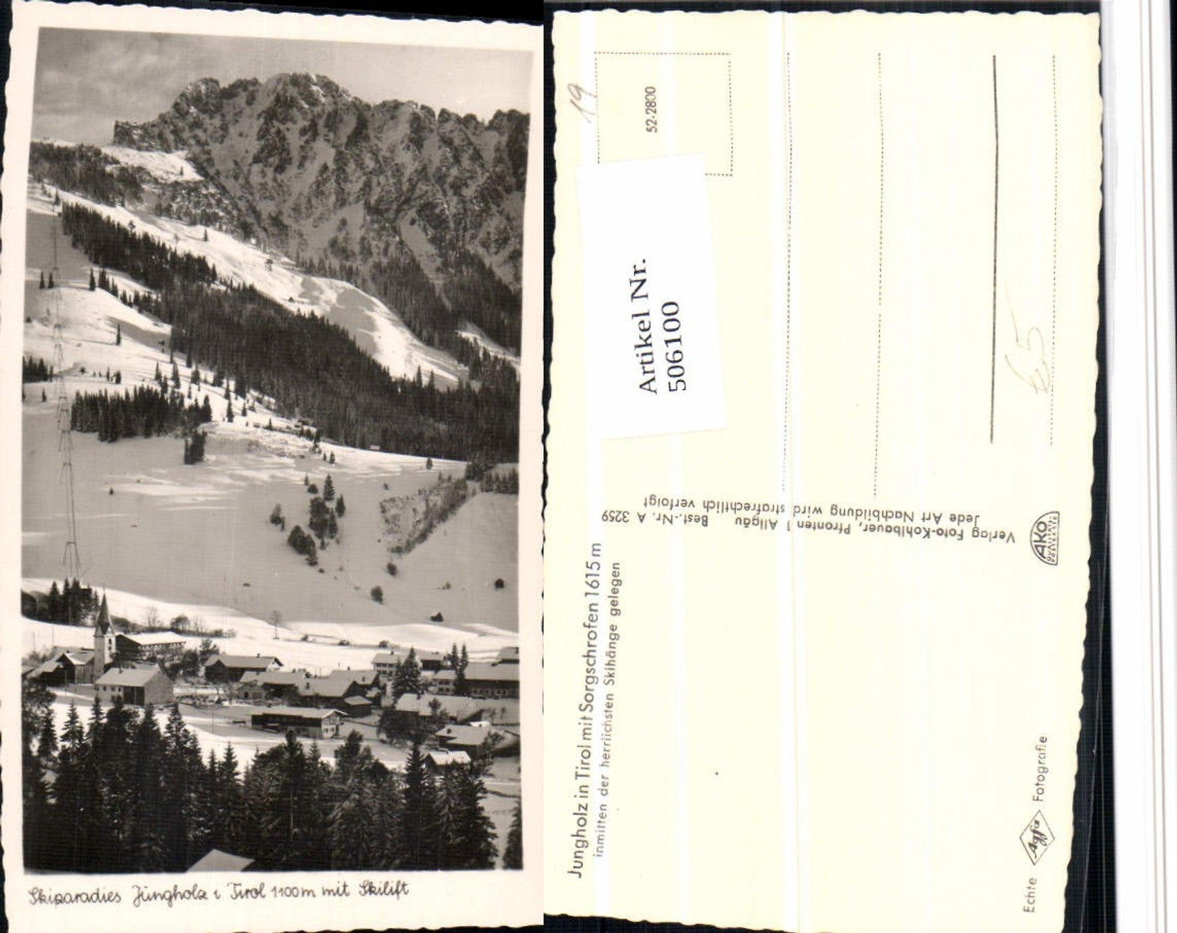 Alte Ansichtskarte – Old Postcard