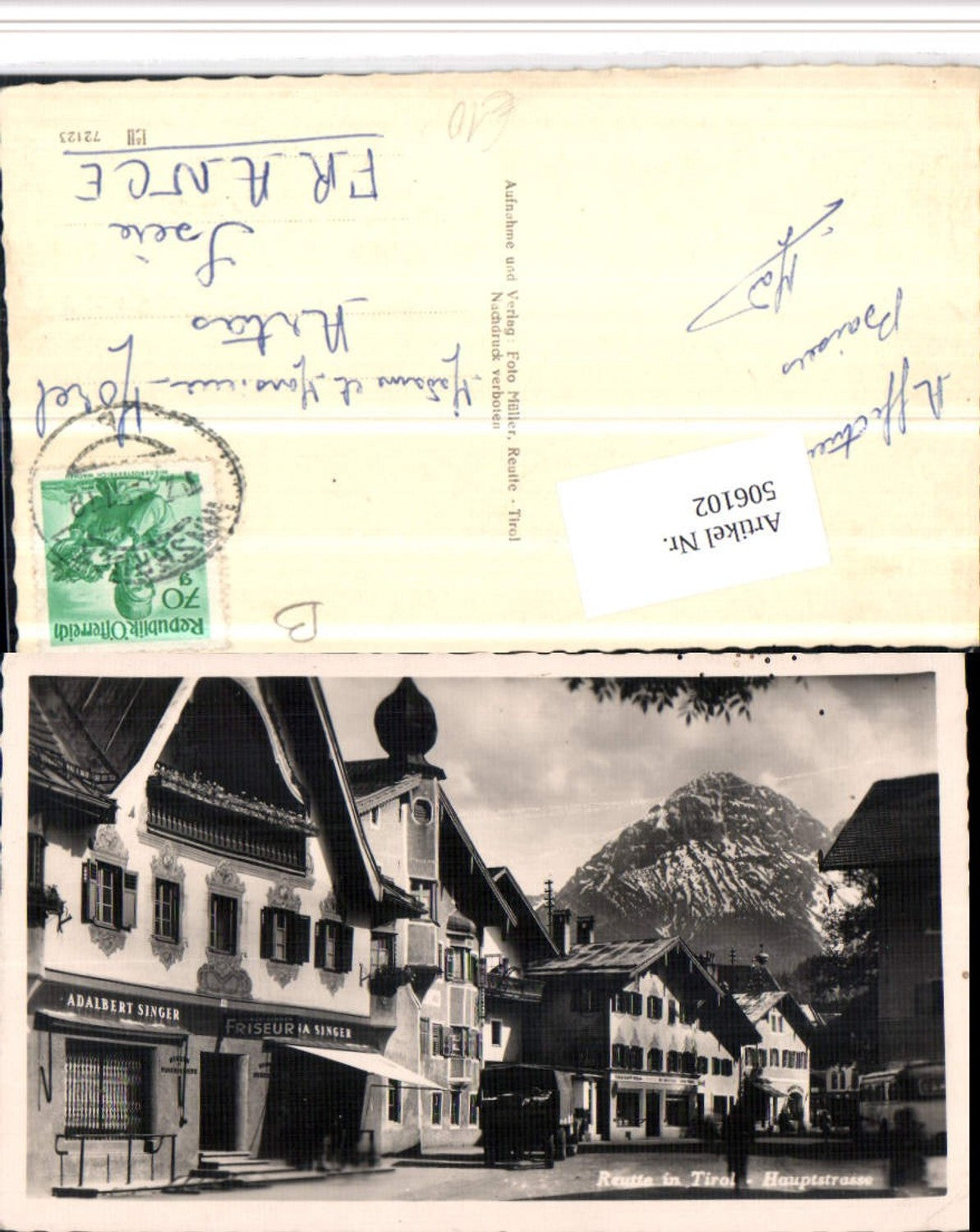 Alte Ansichtskarte – Old Postcard