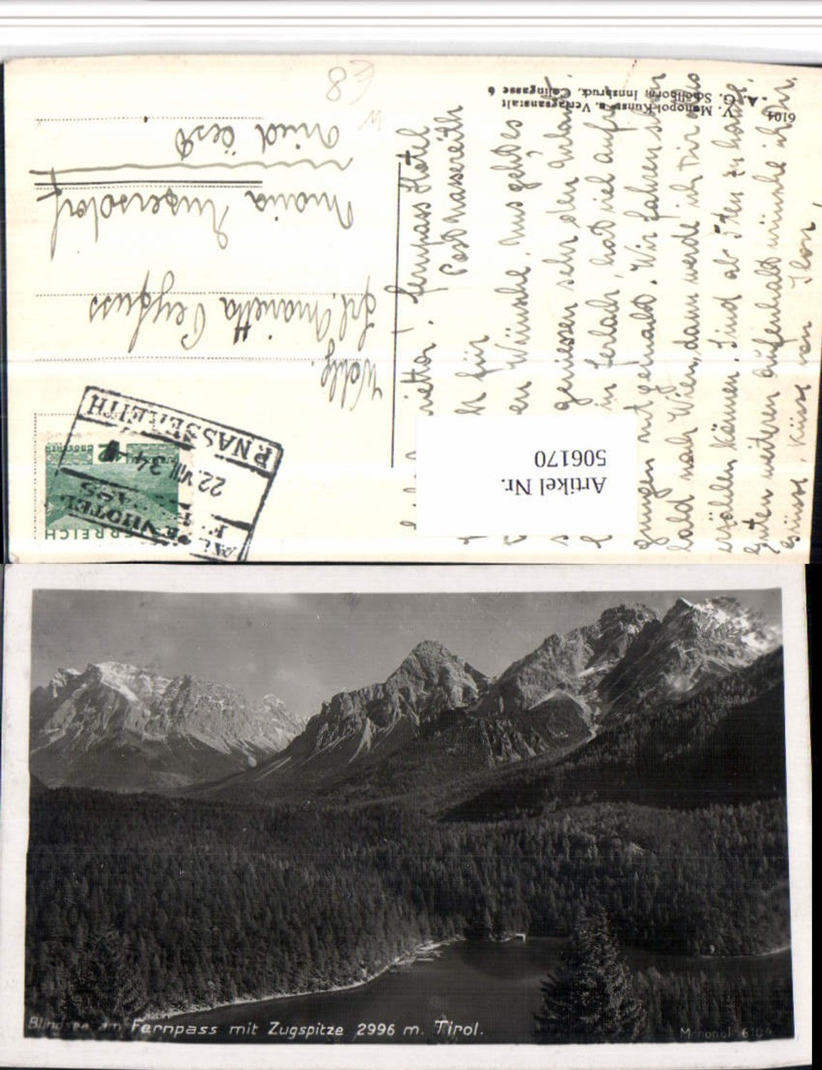 Alte Ansichtskarte – Old Postcard