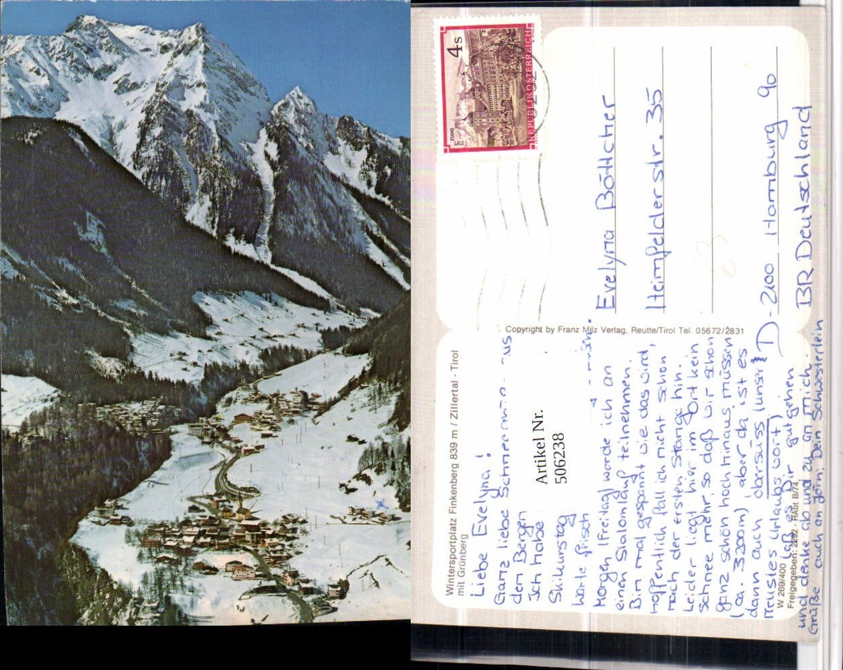 Alte Ansichtskarte – Old Postcard