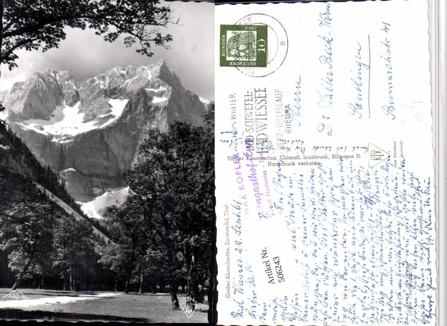 Alte Ansichtskarte – Old Postcard