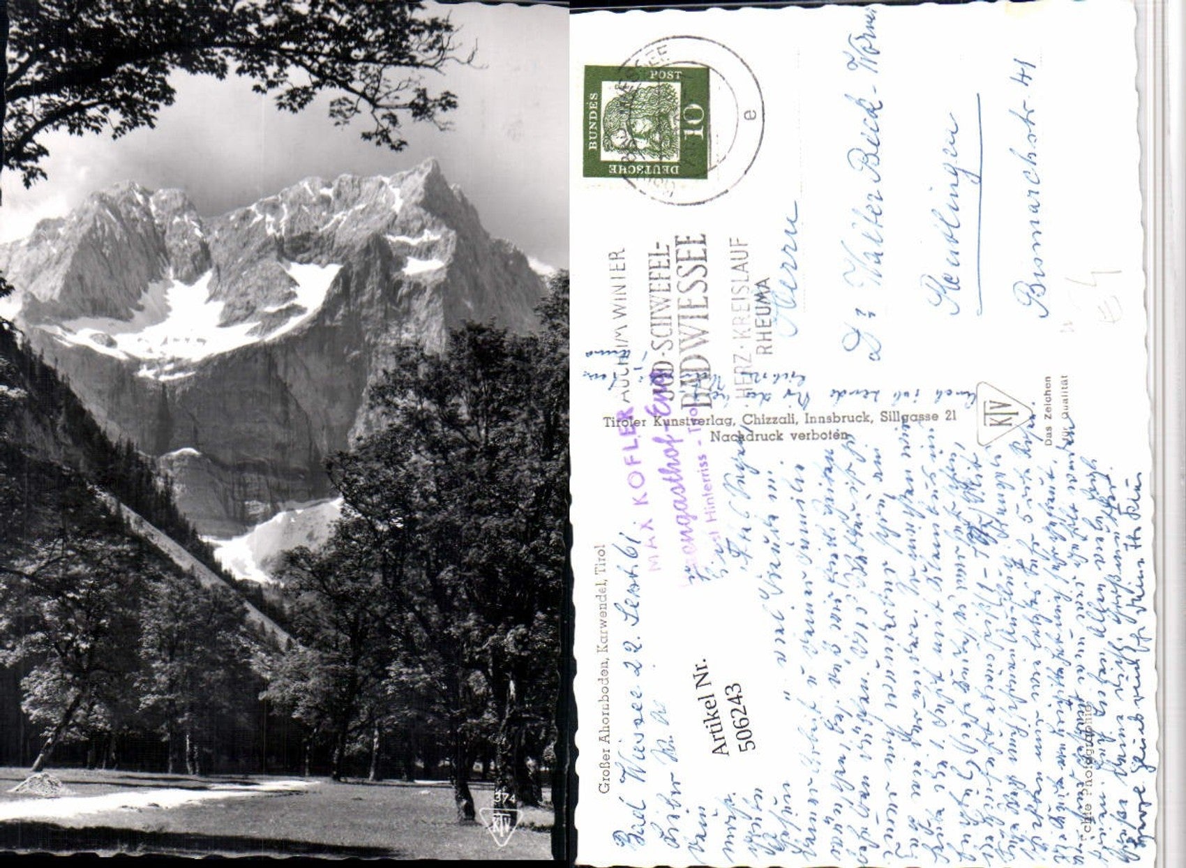 Alte Ansichtskarte – Old Postcard