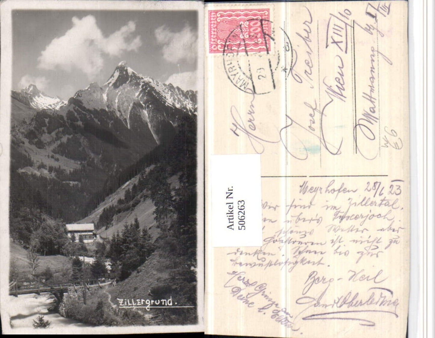 Alte Ansichtskarte – Old Postcard